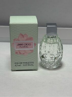 Jimmy Choo Floral Mini Bottle 4.5ml NIB Travel Size Collectible